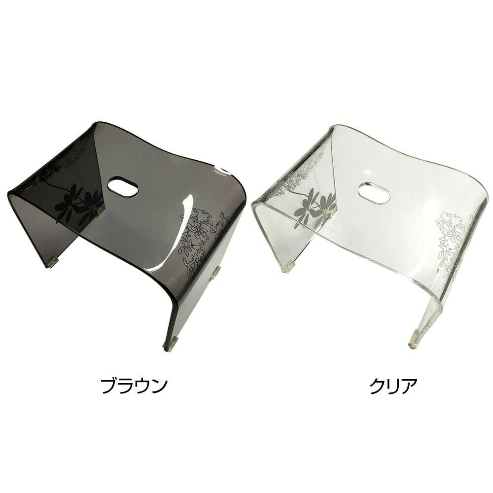 センコー サリナ2 バスチェア L　クリア・604353