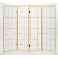 1501-4　白木障子　150cm四曲