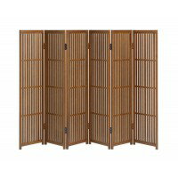 大湊文吉商店 秋田杉 格子屏風W300 六曲 NO41132