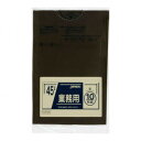 ジャパックス スタンダードカラーポリ袋45L 茶 10枚×60冊 CCB45
