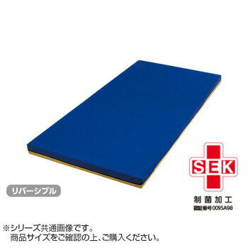 ヴィスコフロート　低反発エアーマットレス(83cm幅)83×191×8cm　ネイビー×ベージュカバー　VT853