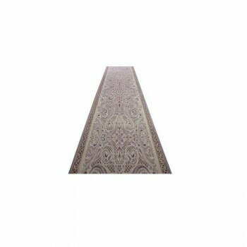 モダンオーナメント 廊下敷き 廊下マット 80×240cm アイボリー