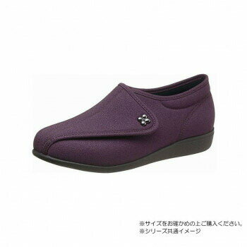 アサヒシューズ 快歩主義 L011-5E 22.5cm パープルラメ KS23146-