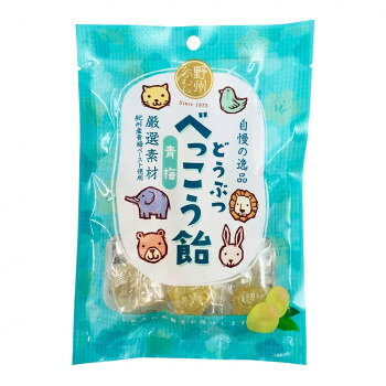紀州産青梅の爽やかな香りと甘酸っぱい味わい厳選された良質な材料を使い、丹精込めて作り上げました。選び抜いた素材の絶妙なバランスから生み出される、紀州産青梅の爽やかな香りと甘酸っぱい味わいをお楽しみください。見た目も可愛い動物たちをかたどり、幅広い年齢層の方に馴染みやすい商品となっております。アレルギー表示:特定原材料なし、特定原材料に準ずるものなし※本品製造工場では、乳成分・小麦・大豆・りんごを含む製品を生産しております。※開封後はお早めにお召し上がりください。※飴を喉につまらせないよう、充分にご注意ください。※直火炊き製法の為、色にばらつきが出ることがございますが、品質に問題はございません。※飴の表面に付着している白い粉は、飴がこすれてできた飴の粉ですので、安心してお召し上がりください。※飴内に見られる小さな粒は、青梅由来もしくは飴のコゲですので、品質上問題ございません。※同封している乾燥剤は食品ではありませんので食べないようにご注意ください。内容量50g/袋×48袋サイズ個装サイズ：38×28×20cm重量個装重量：3550g仕様賞味期間：製造日より180日生産国日本栄養成分1粒(5g)あたり熱量:19.5kcalたんぱく質:0g脂質:0g炭水化物:4.9g食塩相当量:0g原材料名称：キャンディグラニュー糖(国内製造)、水飴、オリゴ糖、青梅ペースト/酸味料、香料保存方法直射日光、高温多湿を避けて保管してください。製造（販売）者情報製造者:株式会社野州たかむら/栃木県芳賀郡茂木町茂木181-1fk094igrjs