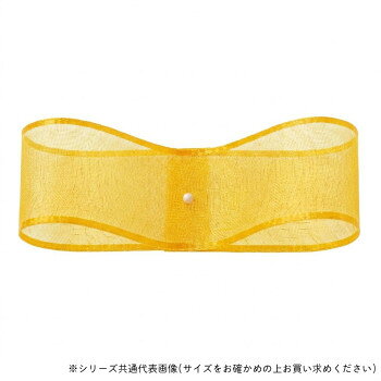 オーガンジーリボン固仕上げのハリのあるオーガンジーリボンです。サイズ36mm×30m個装サイズ：12×12×4cm重量個装重量：75g素材・材質ナイロン生産国日本fk094igrjs