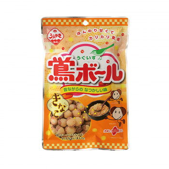 食べた後には幸せ気分いっぱいあまから風味の鴬ボールにきな粉をまぶして、 ホッコリやさしい味に仕上げました。※年末年始、ゴールデンウィーク、お盆、シルバーウィーク、年末年始は出荷不可。※離島へは配送不可です。内容量64g×12袋サイズ個装サイズ：24×36×11cm重量個装重量：1080g仕様賞味期間：製造日より180日生産国日本栄養成分栄養成分表(64gあたり) :エネルギー/282kcal、たんぱく質/5.7g、脂質/8.8g、炭水化物/45.1g、食塩相当量/1.0g原材料名称：米菓もち米(タイ産・国内産)、小麦粉、砂糖、植物油脂、きな粉(大豆を含む)、でん粉、食塩、水あめアレルギー表示小麦、大豆（原材料の一部に含んでいます）保存方法常温製造（販売）者情報製造者:植垣米菓株式会社兵庫県加古川市平岡町高畑520-10fk094igrjs