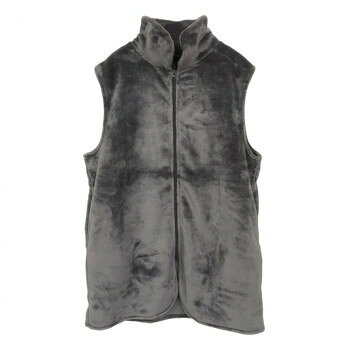After nine　アフターナイン　ニューマイヤージップアップベスト　08　CHARCOAL　GBR2215