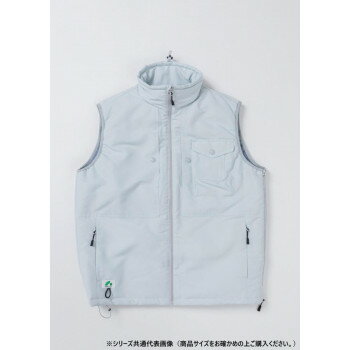 桑和 8614-06 防寒ベスト LLサイズ グレー(7) BEAMS DESIGN