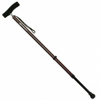 SINANO シナノ 杖 SOFT-G STRONG ブラウン ロング 602024