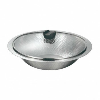 彩食庵 ガラス蓋付IH対応よせしゃぶ鍋30cm MB-3447 1034538