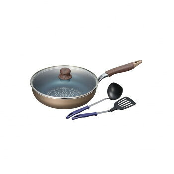 Ih/Gas Compatible - ブラナーノII IH対応ガラス蓋付いため鍋28cm(ツール付) MB-2394 1034366
