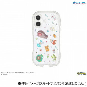 ポケットモンスター iPhone16 対応 クリスタルクリアケース パルデア地方 POKE-941F