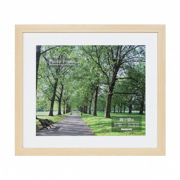 ナカバヤシ　樹脂製写真額　四ッ切　ナチュラル　F-SP-105-N