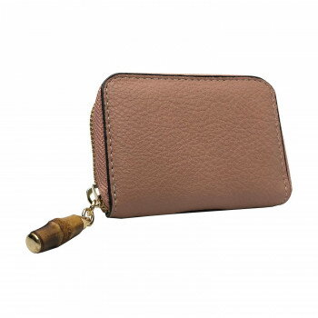 Pisoraro(ピソラロ) バンブー ジャバラカードケース ダークピンク PR37