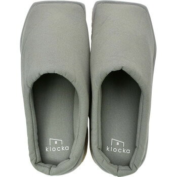 klocka おそうじスリッパ L GRAY A607GY