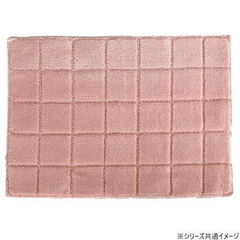 日本製 抗菌防臭＆吸水速乾バスマット レチカータ Mサイズ 45×60cm PK・ピンク 2354