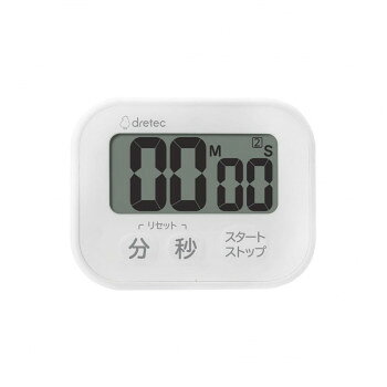 ドリテック dretec 3キー防水タイマー ホワイト T-626WT