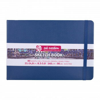 Sketchbook - ターレンス アートクリエーションスケッチブック　ネイビーブルー　21×15CM　T9314-235M 452426