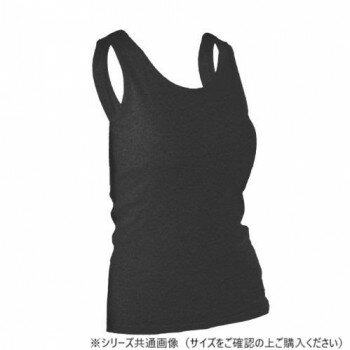 グローバル・ジャパン コットン100％パット付きタンクトップ L-LL ブラック(4.0)