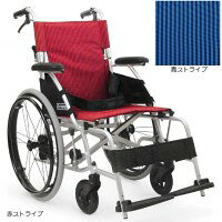 オシャレで軽量!ひび割れや変色が起こりにくく、耐久性・静止力に優れたノーパンクタイヤを採用。ステップの取付位置を変えフットサポート長さを調節できます。サイズ車輪:27×7インチ個装サイズ：91×98×64cm重量11.7kg個装重量：12000g素材・材質アルミ製仕様背折れノーパンクタイヤ介助ブレーキ(バンド式)耐荷重:100kg完成品付属品取扱説明書、保証書(保証期間1年)製造国中国オシャレで軽量!柄アップ(青ストライプ)ひび割れや変色が起こりにくく、耐久性・静止力に優れたノーパンクタイヤを採用。ステップの取付位置を変えフットサポート長さを調節できます。