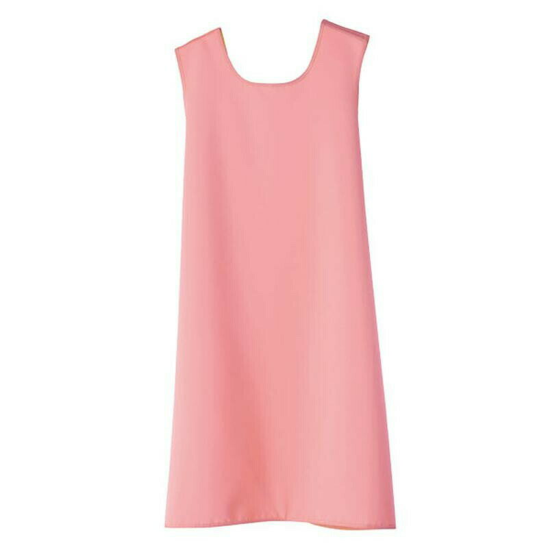 パッとつけられる入浴介護エプロン　ピーチ　M-L 403310　2188-3475