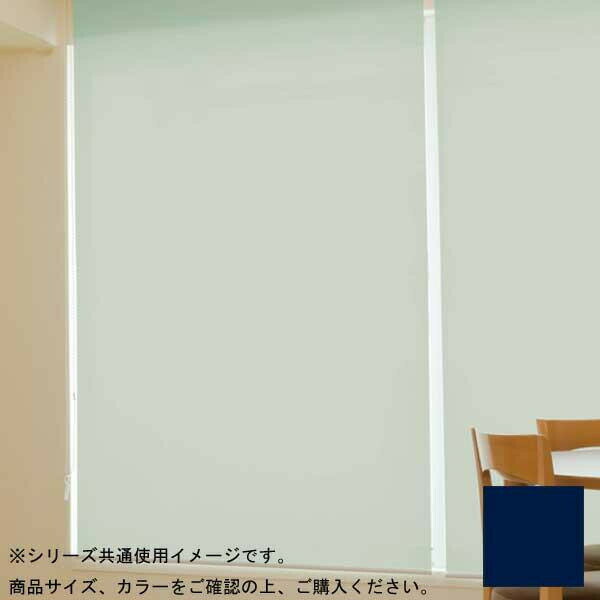 タチカワ ファーステージ ロールスクリーン オフホワイト 幅30×高さ90cm プルコード式 TR-1030 ネイビー