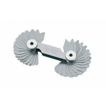 シンワ測定　ラジアスゲージ　A　R1〜7　34枚組　73767