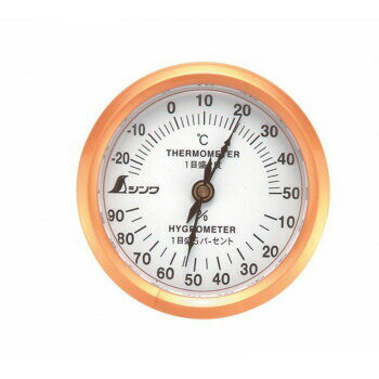 シンワ測定　温湿度計　U-3　丸型　6.5cm　72669