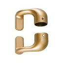 手すり部材 BAUHAUS セレクト 35縦枠用持出スリムブラケットカバー付 上下セット BD-49G ゴールド 040-5016