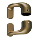 手すり部材 BAUHAUS セレクト 32縦枠用持出スリムブラケットカバー付 上下セット BE-49B ブラウン 040-6015