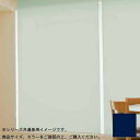 タチカワ ファーステージ ロールスクリーン オフホワイト 幅100×高さ200cm プルコード式 TR-1030 ネイビー(3)
