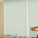 タチカワ ファーステージ ロールスクリーン オフホワイト 幅160×高さ200cm プルコード式 TR-1009 スモーク(3)