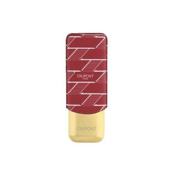 S.T. Dupont　エス・テー・デュポン シガーケース 2本 コーテッドキャンバス ボルドー 183478