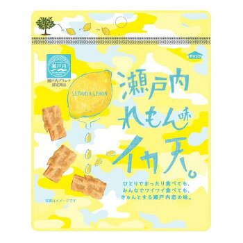 酸味が効いた瀬戸内産レモン味付けのイカ天ぎゅっとする瀬戸内レモンの酸味とイカ天の組み合わせが、食べ出したら止まらなくなります。内容量25gサイズ個装サイズ：40×56×33cm重量個装重量：3240g仕様賞味期間：製造日より180日生産国日本原材料名称：魚介類加工品イカシート(イカ、魚肉、還元水あめ、その他)(国内製造)、植物油、小麦粉、でん粉、れもんシーズニング、砂糖、食塩、乾燥卵白、植物性たん白、香辛料、たん白加水分解物/加工でん粉、酸味料、調味料(アミノ酸等)、香辛料抽出物、香料、甘味料(スクラロース、アスパルテーム・L-フェニルアラニン化合物、ネオテーム)、(一部に小麦・卵・いか・大豆・ごまを含む)アレルギー表示卵、小麦、いか、ごま、大豆（原材料の一部に含んでいます）保存方法常温保存製造（販売）者情報【製造者】まるか食品株式会社広島県尾道市美ノ郷町本郷455-10fk094igrjs