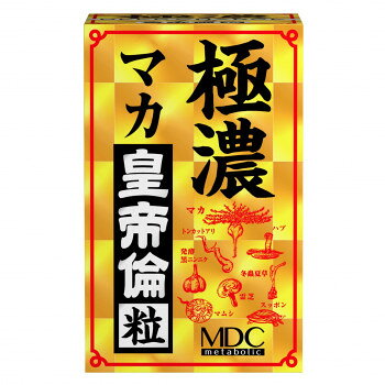 おすすめ1回分にマカエキス末をメインに配合したサプリメントです。更に黒酢粉末など熟成・発酵素材を中心に30種類を配合しました。【お召し上がり方】栄養補助食品として、1日8粒を目安に、1〜2回にわけて、たっぷりの水またはぬるま湯と一緒にかまずにお召し上がりください。※原材料をご覧の上、食物アレルギーのある方はお召し上がりにならないでください。※原材料の一部に植物・動物由来のものを使用しているため、色、におい、味などにばらつきがありますが、品質に問題はありません。※まれに体質に合わないこともありますので、その際はご使用を中止してください。※疾病のある方、医薬品で治療を行っている方などは、治療を優先させ、医師、薬剤師等にご相談の上、お召し上がりください。※開封後はフタをしっかりとしめ、涼しい所に保管し、なるべくお早めにお召し上がりください。※1日の摂取目安量を基準に、過剰摂取にならないようにご注意ください。※食生活は、主食、主菜、副菜を基本に、食事のバランスを。商品区分健康食品内容量24g(300mg×80粒)サイズ個装サイズ：9×6×6cm重量個装重量：100g仕様賞味期間：製造日より720日生産国日本栄養成分【主な成分8粒(2.4g)当たり】マカエキス末:375mgトンカットアリエキス末:100mgスッポン末:300mg黒酢末:100mg【栄養成分表示 8粒(2.4g)当たり】エネルギー:8.7kcal、たんぱく質:0.92g、脂質:0.13g、炭水化物:0.96g、食塩相当量:0.01g、亜鉛:10.0mg、セレン 50μg原材料名称：マカエキス含有食品マカエキス末(ペルー製造)、スッポン末、還元麦芽糖、トンカットアリエキス末、黒酢末、水素焼成サンゴ加工末、亜鉛含有酵母、L-シトルリン、セレン含有酵母、発酵黒ニンニク末、ブラックジンジャー抽出物、ローヤルゼリー末、冬蟲夏草末、霊芝末、豚睾丸エキス末、馬心臓末、サソリ末、トナカイ角末、ウミヘビ末、マムシ末、ハブ末、蟻末、黒コショウ抽出物、馬ペニスエキス末、馬睾丸エキス末/結晶セルロース、着色料(炭末)、L-アルギニン、カフェイン(抽出物)、ショ糖エステル、微粒酸化ケイ素、グリシン、セラック、ナイアシンアミド、V.B1、V.B2、V.B6、カルナウバロウアレルギー表示豚肉（原材料の一部に含んでいます）保存方法直射日光、高温多湿を避けて保存してください。製造（販売）者情報株式会社メタボリック160-0023東京都新宿区西新宿3-2-11fk094igrjs