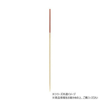 神堂 勘定串 2色 赤/金12cm 100本 シンプルで使いやすい丸串 色付き 16093