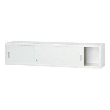 豊國工業 61型スチール引戸 A4上置き書庫 A4-61S CN-85色(ホワイトグレー)