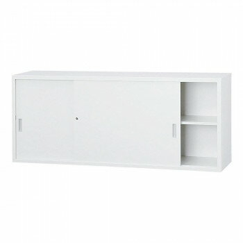 豊國工業 62型スチール引戸 A4上置き書庫 A4-62S CN-85色(ホワイトグレー)