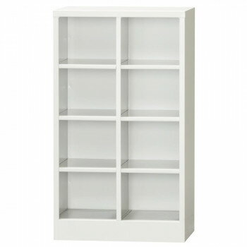 豊國工業 オープンシューズボックス(2列4段) SBK-24 CN-85色(ホワイトグレー)