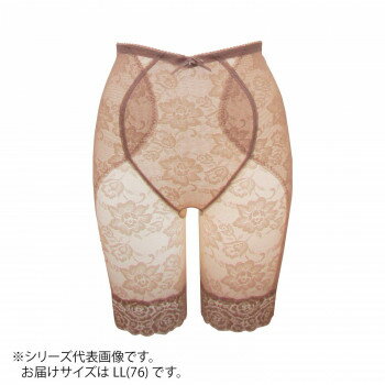 TAMURA Yauco コットンコンフォートロングガードル YTJ07 シナモンLL(76)