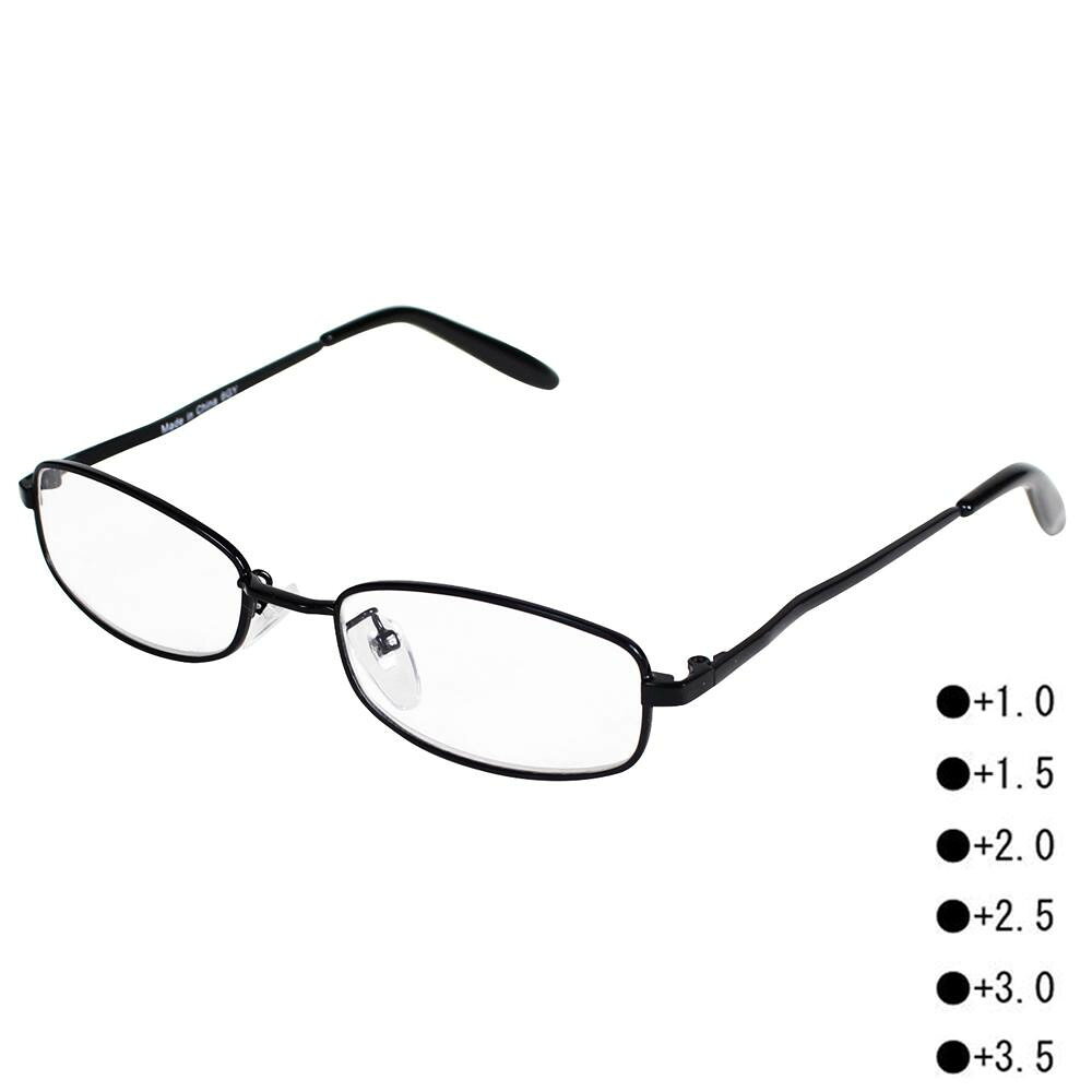 シニアグラス 老眼鏡 細縁 おしゃれ ERI-03　+3.0