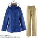 コヤナギ レインウェア レディース L2200 CHARM+ ネイビー×ベージュ LL