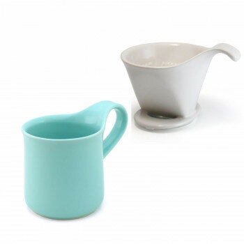 ZERO JAPAN(ゼロジャパン) ドリッパー＆カフェマグセット ドリッパートレイ付 DMZ-16 WH/AM