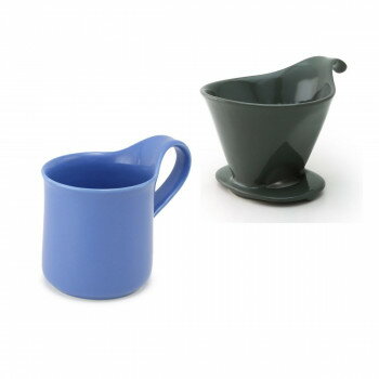 ZERO JAPAN(ゼロジャパン) ドリッパー＆カフェマグセット ドリッパートレイ付 DMZ-16 SGY/BB