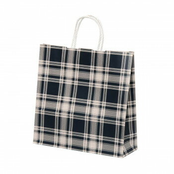 自動手提袋 HX ロイヤルチェックブルー 50枚 XZKT0738