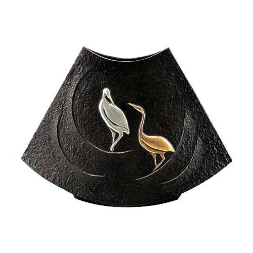 高岡銅器 銅製花瓶　末広　99-07