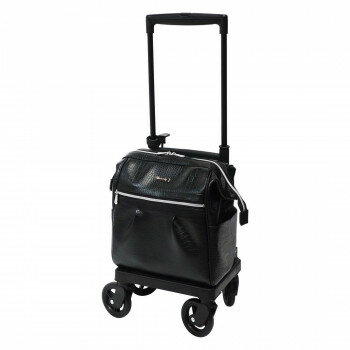 島製作所 ショッピングカート サイドカータイプ メロディスムーズKBR クロコダイルBK