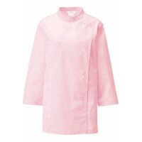 アプロン　横掛け　レディス横掛け七分袖　防汚・防縮加工・シルケット加工・樹脂加工・吸水性　(ピン..