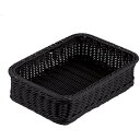 PP Rattan PPラタン 角型バスケット 33型 ブラック RE-336-BK 01033633
