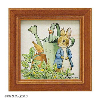 ユーパワー ピーター ラビット ミニ アート「ピーターとじょうろ」 PF-00573